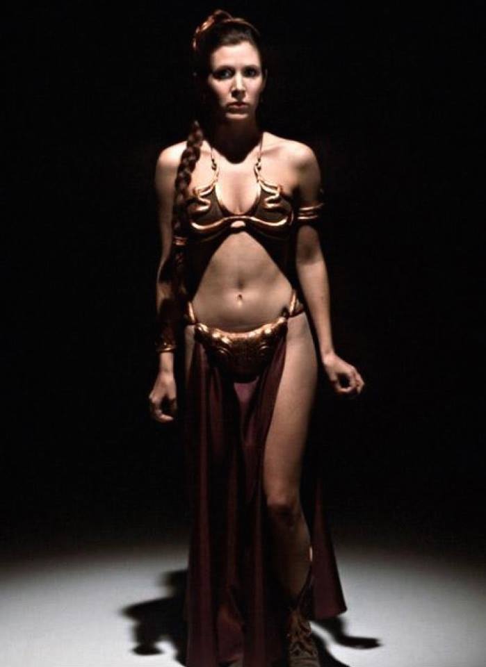 Carrie Fisher la principessa Leia sexy bikini 11
