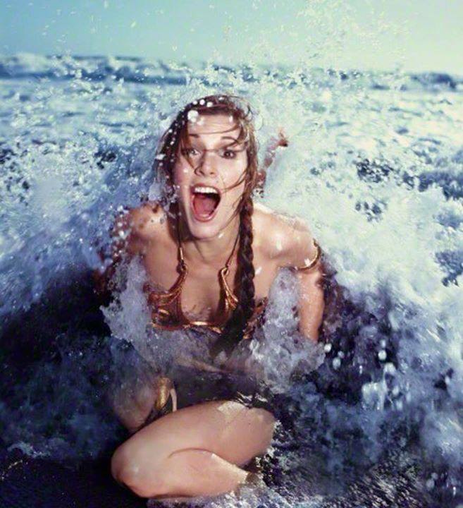 Carrie Fisher la principessa Leia sexy bikini 3