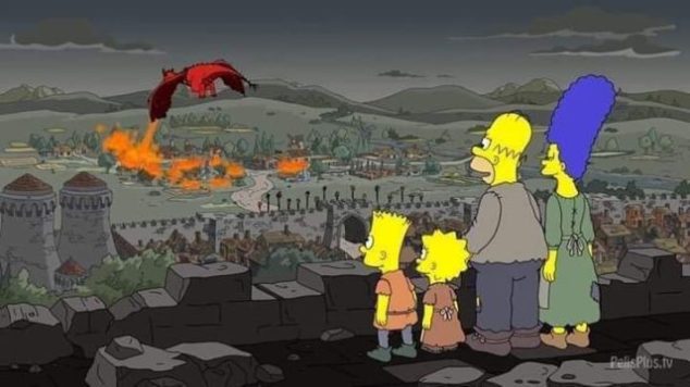 Game of Thrones 8×05 predetto dai Simpson? I Simpson 29X01 I Servson (The Serfsons) Game of Thrones