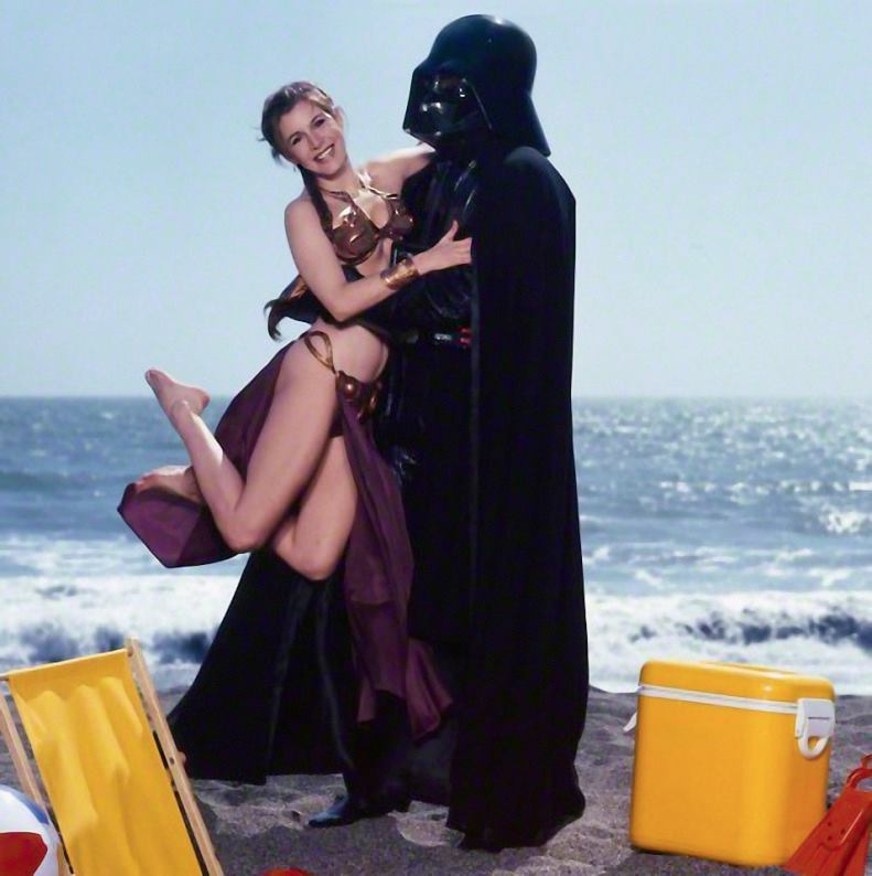 Carrie Fisher la principessa Leia sexy bikini 7
