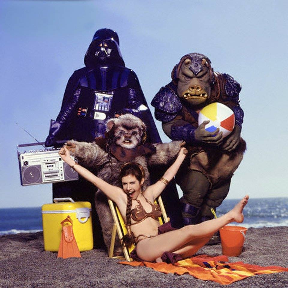 Carrie Fisher la principessa Leia sexy bikini 8