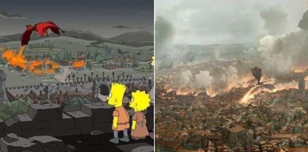 Game of Thrones 8×05 predetto dai Simpson? I Simpson 29X01 I Servson (The Serfsons) Game of Thrones 3